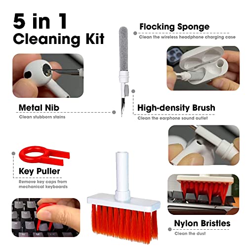 New 5 In 1 Keyboard Cleaning Soft Brush
