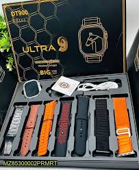DT900 ULTRA 9 Smart Watch 7 Straps